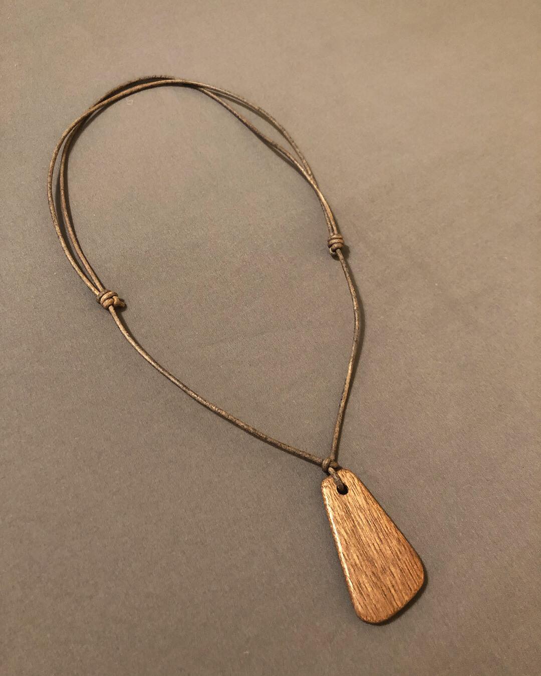 Wooden Necklace from Walnut Scrap